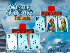 Žaidimas Winter Solitaire TriPeaks internete