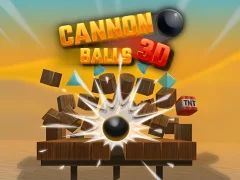 Žaidimas Cannon Balls 3D internete