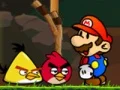Žaidimas Mario vs Angry Birds internete