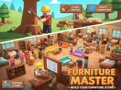 Žaidimas Furniture Master – Build Your Furniture Stor internete