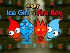 Žaidimas Angry Ice girl and Fire boy internete