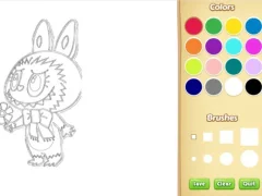 Žaidimas Chibi Labubu Coloring Book for Kids internete