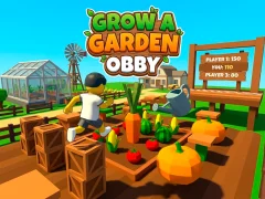 Žaidimas Grow a Garden Obby internete