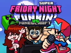 Žaidimas Super Friday Night Funkin Vs Minecraft internete