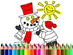 Žaidimas Back To School: Winter Time Coloring internete
