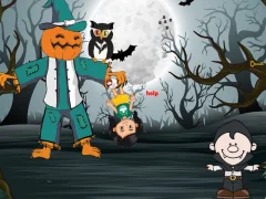 Žaidimas Save Kid From Scary Pumpkin internete