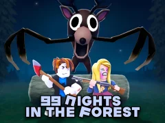 Žaidimas 99 Nights in the Forest - Roblox internete