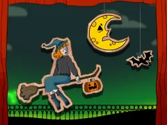 Žaidimas Halloween Witch Fly internete