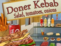Žaidimas Doner Kebab Salad, Tomatoes, Onions internete