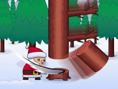 Žaidimas Lumberjack Santa internete