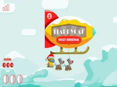 Žaidimas FlappyCat Crazy Christmas internete
