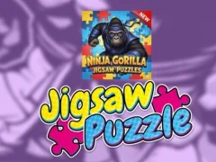Žaidimas Ninja Gorilla Jigsaw Puzzles internete