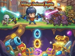 Žaidimas Village Defense Battle internete