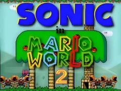 Žaidimas Sonic in Mario World 2 internete