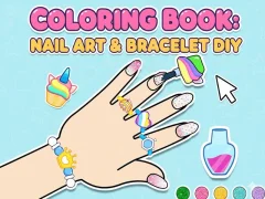 Žaidimas Coloring Book: Nail Art & Bracelet Diy internete