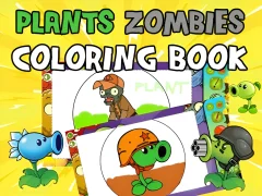 Žaidimas Plants vs Zombies Coloring internete