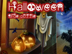Žaidimas Halloween Slide Puzzle internete