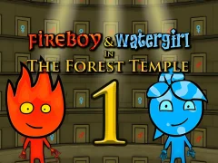 Žaidimas Fireboy & Watergirl In The Forest Temple internete