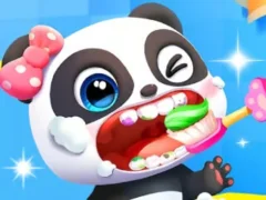 Žaidimas Jigsaw Puzzle: Baby Panda Teeth Health internete