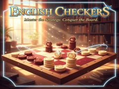 Žaidimas English Checkers internete