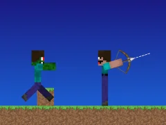 Žaidimas Noob vs Pro But Archers Minecraft internete