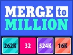 Žaidimas Merge to Million internete
