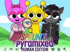 Žaidimas Sprunki Pyramixed: Human Edition internete