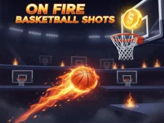 Žaidimas On Fire Basketball Shots internete