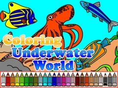 Žaidimas Coloring Underwater World internete