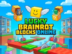 Žaidimas Lucky Brainrot Blocks Online internete