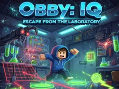Žaidimas Obby: IQ Escape from the Laboratory internete