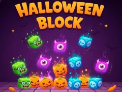 Žaidimas Halloween Block internete