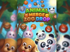 Žaidimas Animal Merge Zoo Drop internete