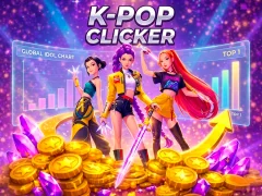 Žaidimas K-pop. Clicker internete
