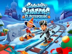 Žaidimas Subway Surfers St. Petersburg internete