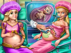 Žaidimas Goldie Princesses Pregnant Check up internete