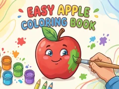 Žaidimas Easy Apple Coloring Book internete