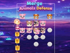 Žaidimas Merge Animals Defence internete
