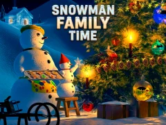 Žaidimas Snowman Family Time internete