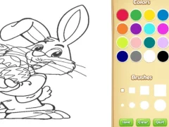 Žaidimas Easter Bunny Coloring Book for Kids internete
