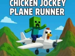 Žaidimas Chicken Jockey Plane Runner internete