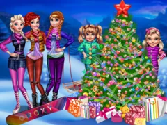 Žaidimas Princesses Christmas tree internete