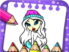 Žaidimas Easy Bratz Coloring internete