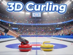Žaidimas 3D Curling internete