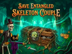 Žaidimas Save Entangled Skeleton Couple internete