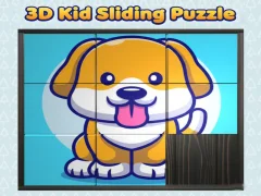 Žaidimas 3D Kid Sliding Puzzle internete