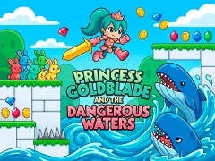 Žaidimas Princess Goldblade and the Dangerous Waters internete