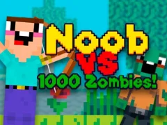 Žaidimas Noob vs 1000 Zombies internete