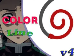Žaidimas coloring lines v4 internete