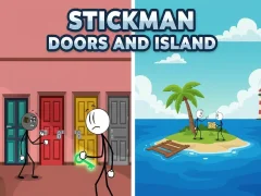 Žaidimas Stickman Doors and Island internete